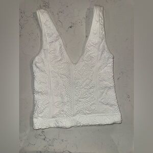 Urban Outfitters White Textured Top